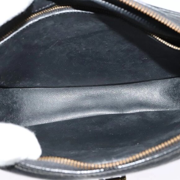 LOUIS VUITTON Epi Jeune Fille MM Shoulder Bag Black M52152 LV Auth 141082 - Picture 11 of 16